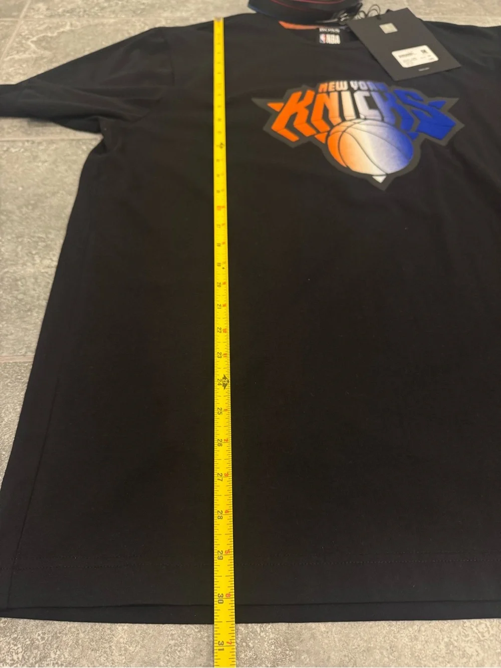 Boss Hugo Boss x NBA Knicks basketball black T-Shirt XXL NEW - Picture 6 of 8
